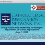 Group Application Workshop for Refugee Adjustment of Status Applications